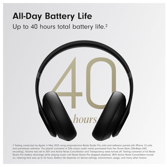 “New Sealed In The Box”
Beats Studio Pro - Wireless Bluetooth Headphones - Black - Picture 10 of 14